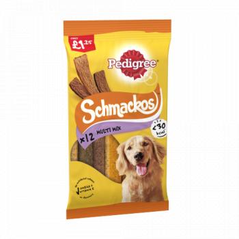 Pedigree Schmackos Adult Dog Treats Multi Mix 12 Strips 86g