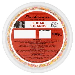 Buchanans Sugar Strands 100g
