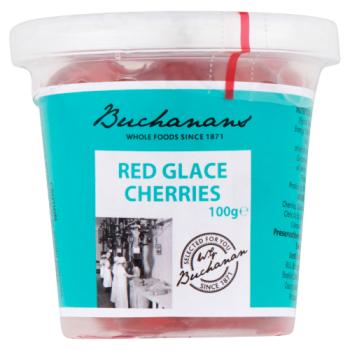 Buchanans Red Glace Cherries 100g
