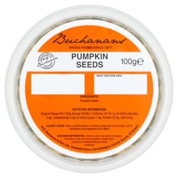 Buchanans Pumpkin Seeds 100g