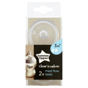 Tommee Tippee Closer to Nature 2 Med Flow Teats 3m+