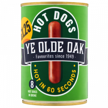 Ye Olde Oak Hot Dogs in Brine 400g 