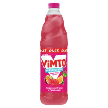 Vimto Real Fruit Squash Raspberry, Orange & Passionfruit 725ml
