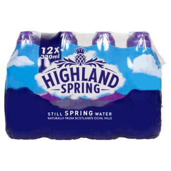 Highland Spring Still Spring Water 12 x 330ml