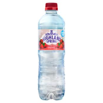 Highland Spring Strawberry Still Spring Water 500ml