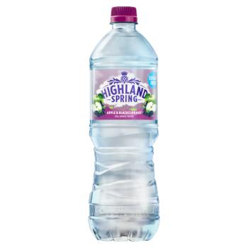 Highland Spring Apple & Blackcurrant Still Flavoured Spring Water 750ml