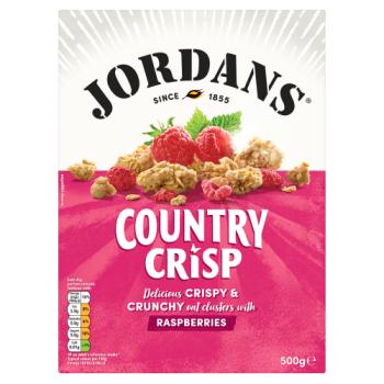 Jordans Country Crisp Raspberries 500g