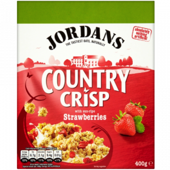 Jordans Country Crisp with Sun-Ripe Strawberries 400g PM £2.99 