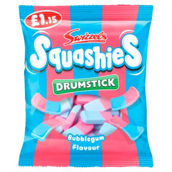 Swizzels Drumstick Squashies Bubblegum Flavour 120g