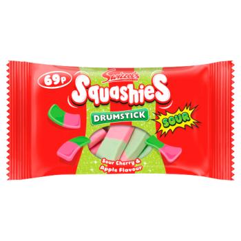 Swizzels Squashies Sour Cherry & Apple Flavour Drumstick 60g