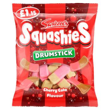 Swizzels Squashies Cherry Cola Flavour Drumstick 120g