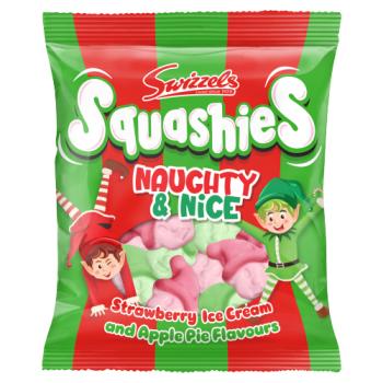 Swizzels Limited Edition Strawberry Ice Cream and Apple Pie Flavours Squashies 120g