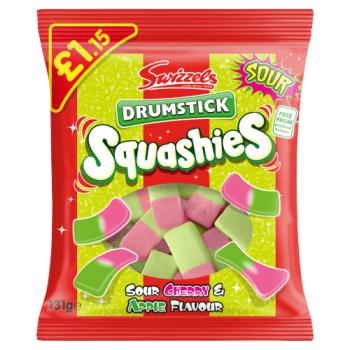 Swizzels Drumstick Squashies Sour Cherry & Apple Flavour 131g