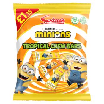 Swizzels Minions Tropical Chew Bars 120g