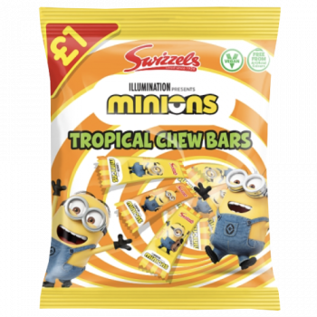 Swizzels Minions Tropical Chew Bars 120g PM £1 
