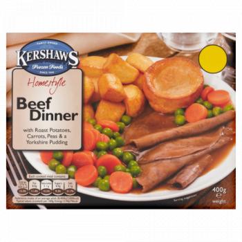 Kershaws Homestyle Beef Dinner 400g