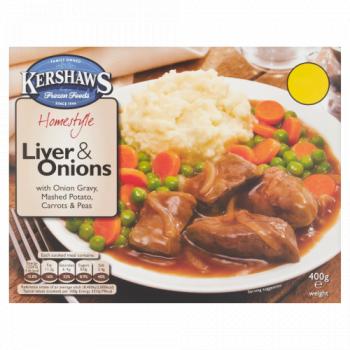 Kershaws Homestyle Liver & Onions 400g