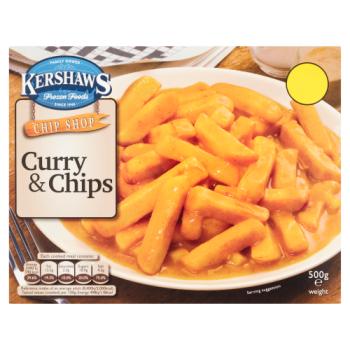 Kershaws Chip Shop Curry & Chips 500g