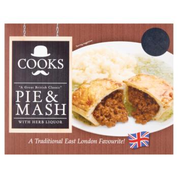 Cooks Pie & Mash Pm£2.95