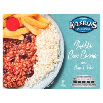 Kershaws Chilli Con Carne with Chips & Rice 460g