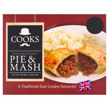 Cooks Pie & Mash with Herb Liquor 450g