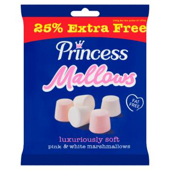 Princess Mallows Pink & White Marshmallows 190g