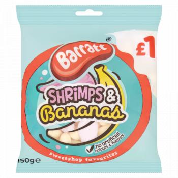 Barratt Shrimps & Bananas 150g
