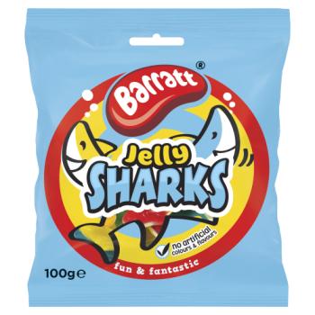 Barratt Jelly Sharks 100g