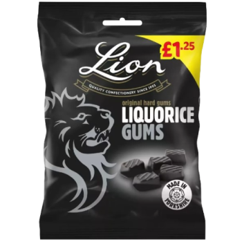 Lion Original Hard Liquorice Gums 130g PM £1.25
