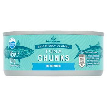 Morrisons Tuna Chunks in Brine 145g