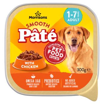 Morrisons Smooth Pâté with Chicken 1-7 Years Adult 300g