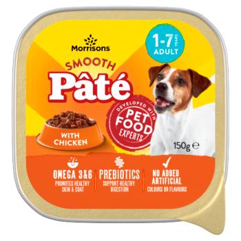 Morrisons Smooth Pâté with Chicken 1 - 7 Years Adult 150g