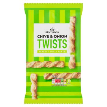 Morrisons Chive & Onion Twists 125g