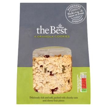 Morrisons The Best 4 Granola Cookies
