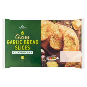 Morrisons 6 Cheesy Garlic Bread Slices 1