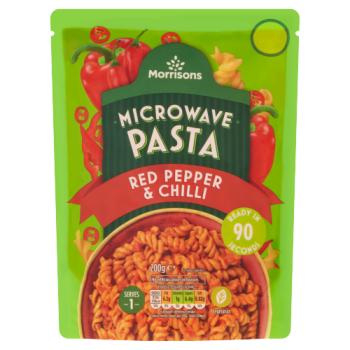 Morrisons Microwave Pasta Red Pepper & Chilli 200g