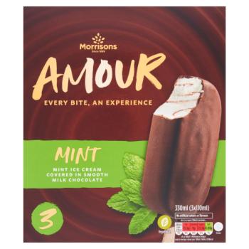 Morrisons Amour Mint 3 x 110ml (330ml)