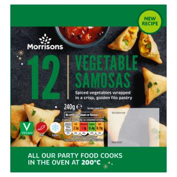 Morrisons 12 Vegetable Samosas 240g