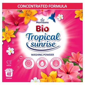 Morrisons Bio Tropical Sunrise Washing Powder 2kg