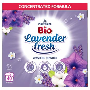 Morrisons Bio Lavender Fresh Washing Powder 2kg