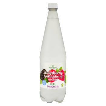 Morrisons Raspberry & Blackberry Flavoured Still Spring Water 1 Litre