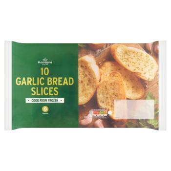 Morrisons 10 Garlic Bread Slices 260g