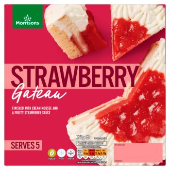 Morrisons Strawberry Gateau 375g