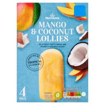 Morrisons Mango  & Coconut Lollies