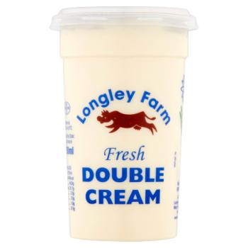 Longley Farm Fresh Double Cream 250ml