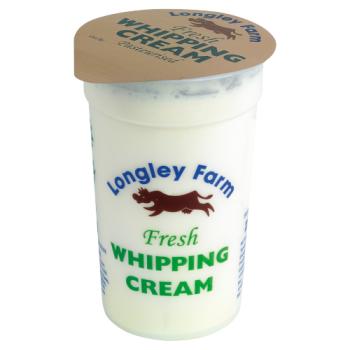 Longley Farm Fresh Whipping Cream 250ml