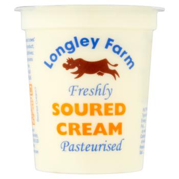 Longley Farm Freshly Soured Cream Pasteurised 150g