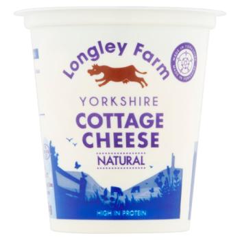 Longley Farm Yorkshire Cottage Cheese Natural 125g