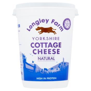 Longley Farm Yorkshire Natural Cottage Cheese 450g