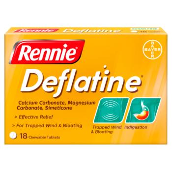 Rennie Deflatine 18 Chewable Tablets